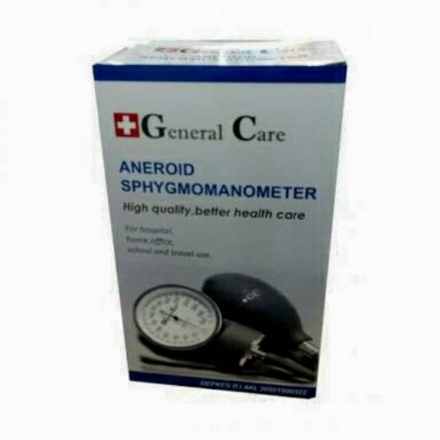 Tensimeter Aneroid Geneal Care Standar Tensi General Care GC Hitam Murah