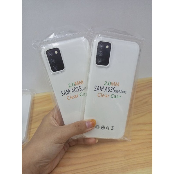 SAMSUNG A03S SOFT CASE CLEAR A03S  HD PREMIUM SAMSUNG A03S Clear,SILICON HP SAMSUNG A03Swu