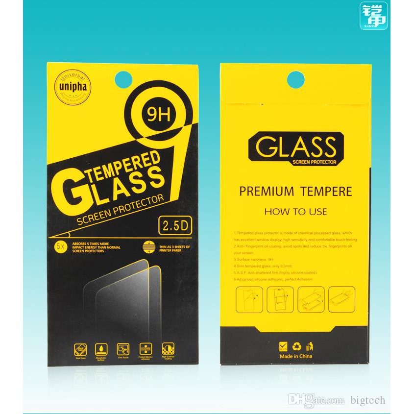 Original Unipha tempered glass 9H Hardness Tempered Glass