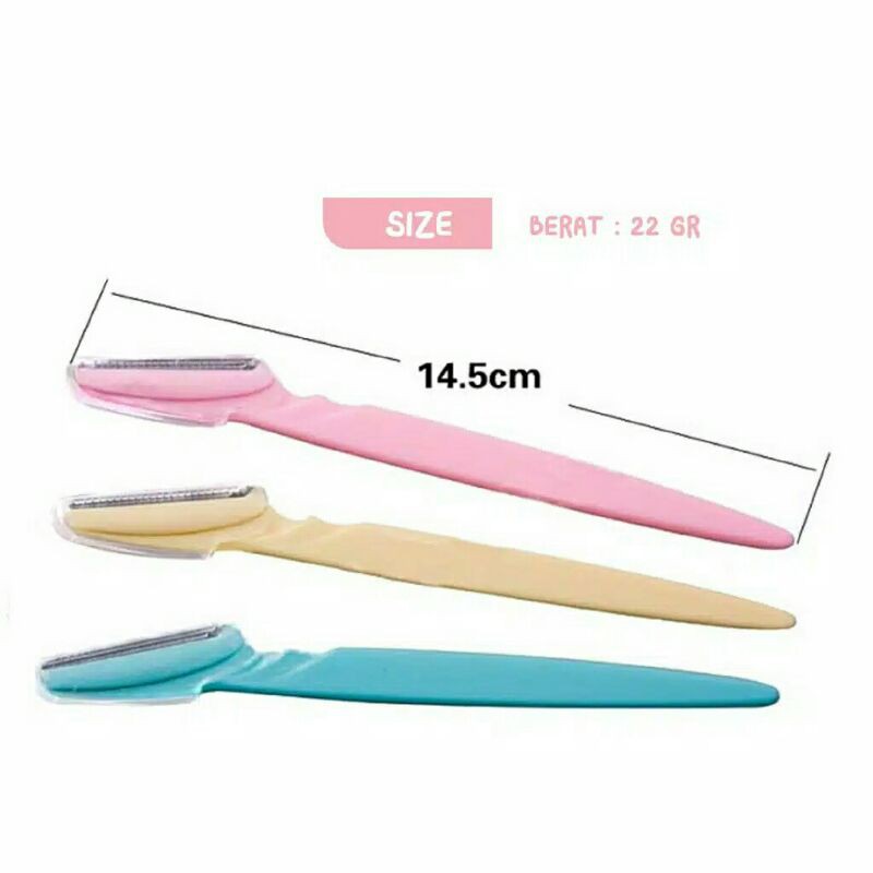 ⭐ Jendela Kosmetik ⭐Tinkle Razor Eyebrow / Pencukur  Alis ( ISI 3 ) JK 1