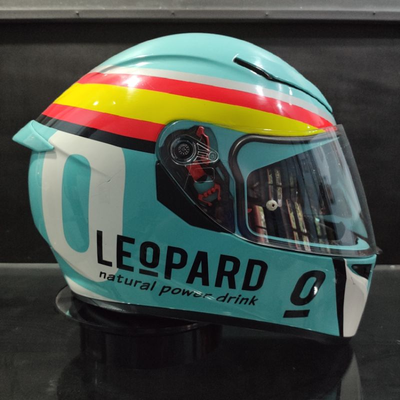 helm fullface AGV K3SV Leopard size M