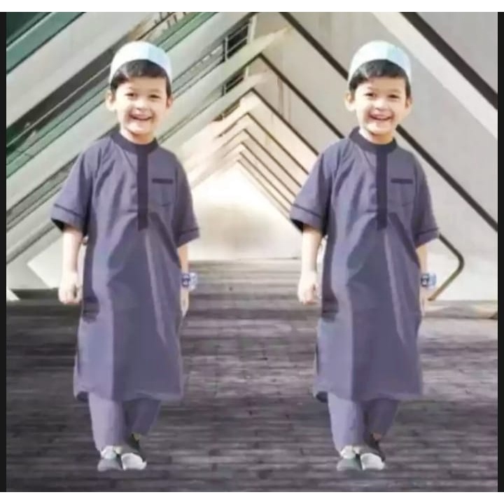 "PROMO" Baju Koko Anak Laki Laki Model Pakistan RAINAN Terbaru 2022 Murah Bonus Peci / Kurta / Baju Setelan Anak / Baju Taqwa Anak / Baju Gamis Anak / Baju Muslim Anak / Jubah Anak / Baju Ngaji / Stelan Anak Pria usia 1-12 tahun