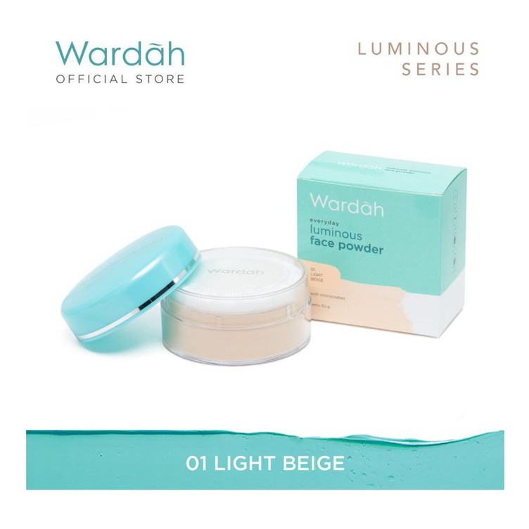 Wardah Everyday Luminous Face Powder Bedak Tabur Ori 100%