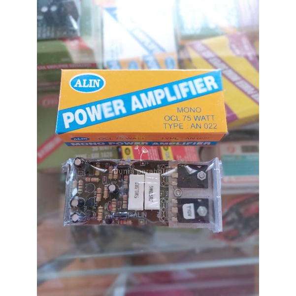 Kit power ampli amplifier OCL mono Alin AN022 plus tr final