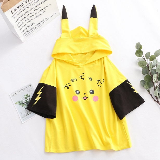 Pikachu Hooded T-Shirt
