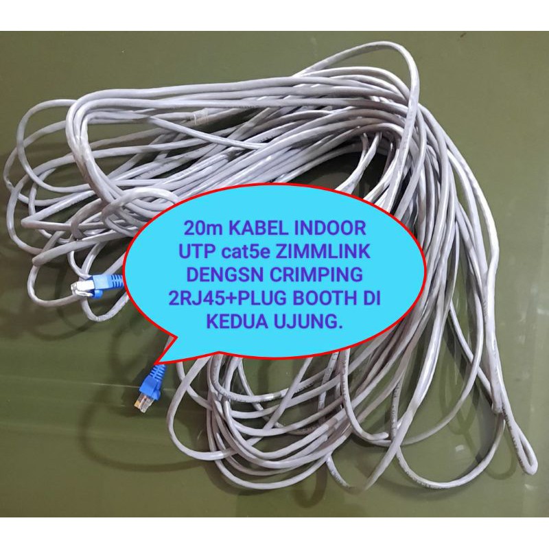 Kabel LAN Outdoor/FTP CAT6/5e Vascolink/Spectra/Zimmlink/NYK UTP/Indoor RJ45 CAT6/5 METAL,ecer meter-6