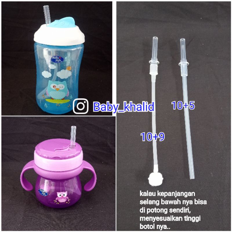 Baby Safe JP019 Training Cup Weighted Straw Botol Minum Dengan Pemberat