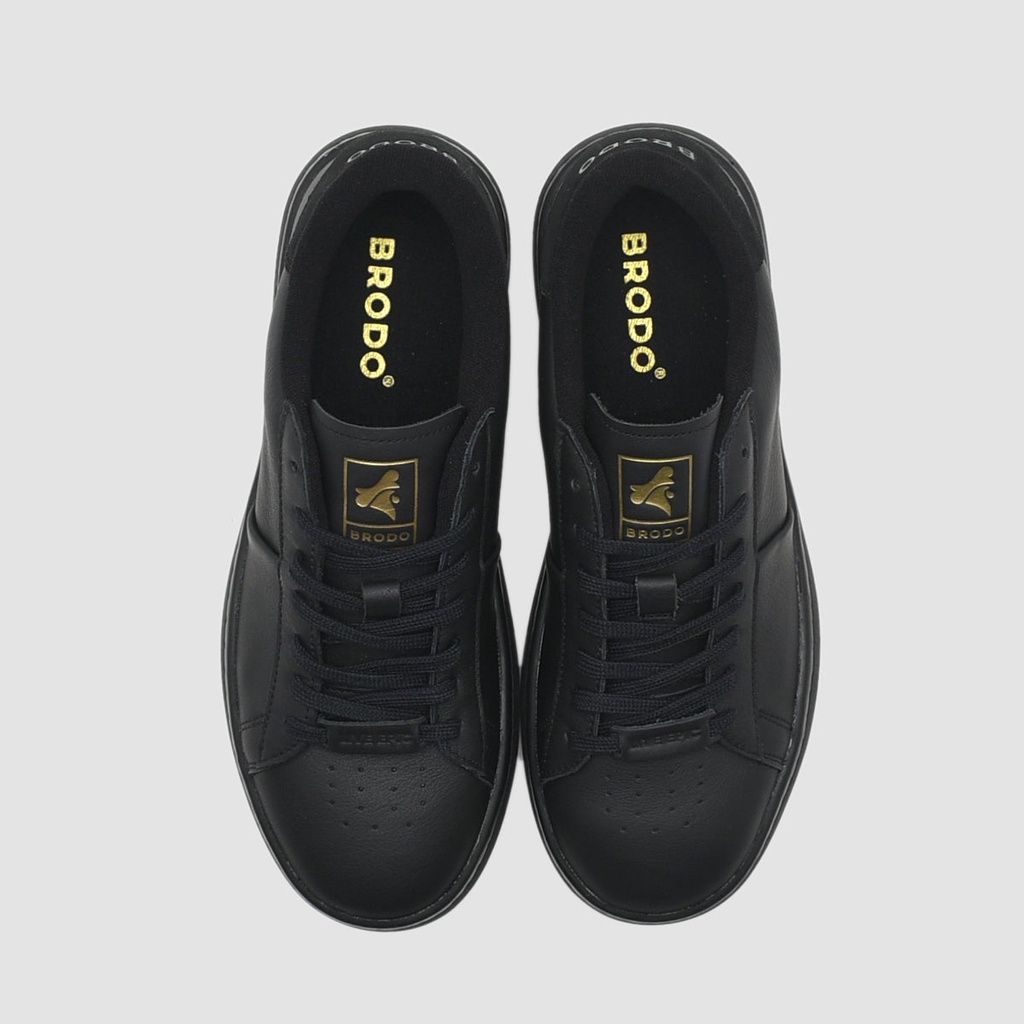 Sepatu Brodo Classic Campo Series [Fullwhite/Fullblack/Ivory]-7
