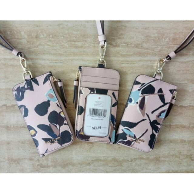 Kate spade lanyard pink floral