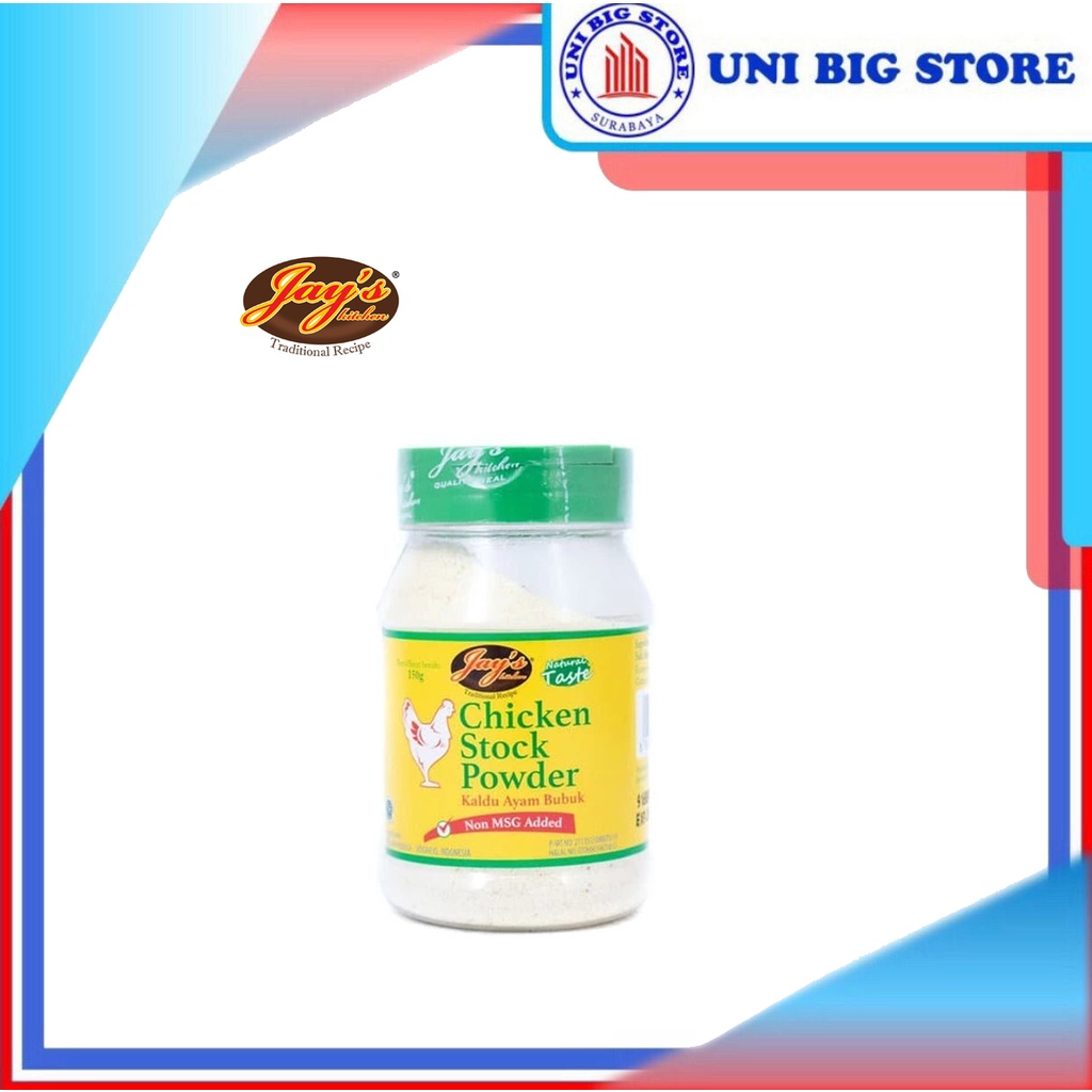 Jual JAY's Chicken Stock Powder Non MSG Kaldu Ayam Bubuk JAYS 150 gr