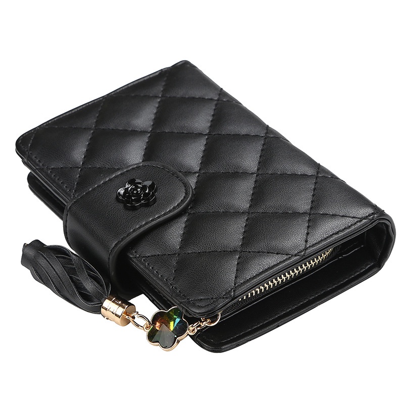 DOMPET WANITA LIPAT BAELLERRY ORIGINAL IMPORT HITAM KULIT HAYES WA130B5 KECIL MURAH PREMIUM BRANDED