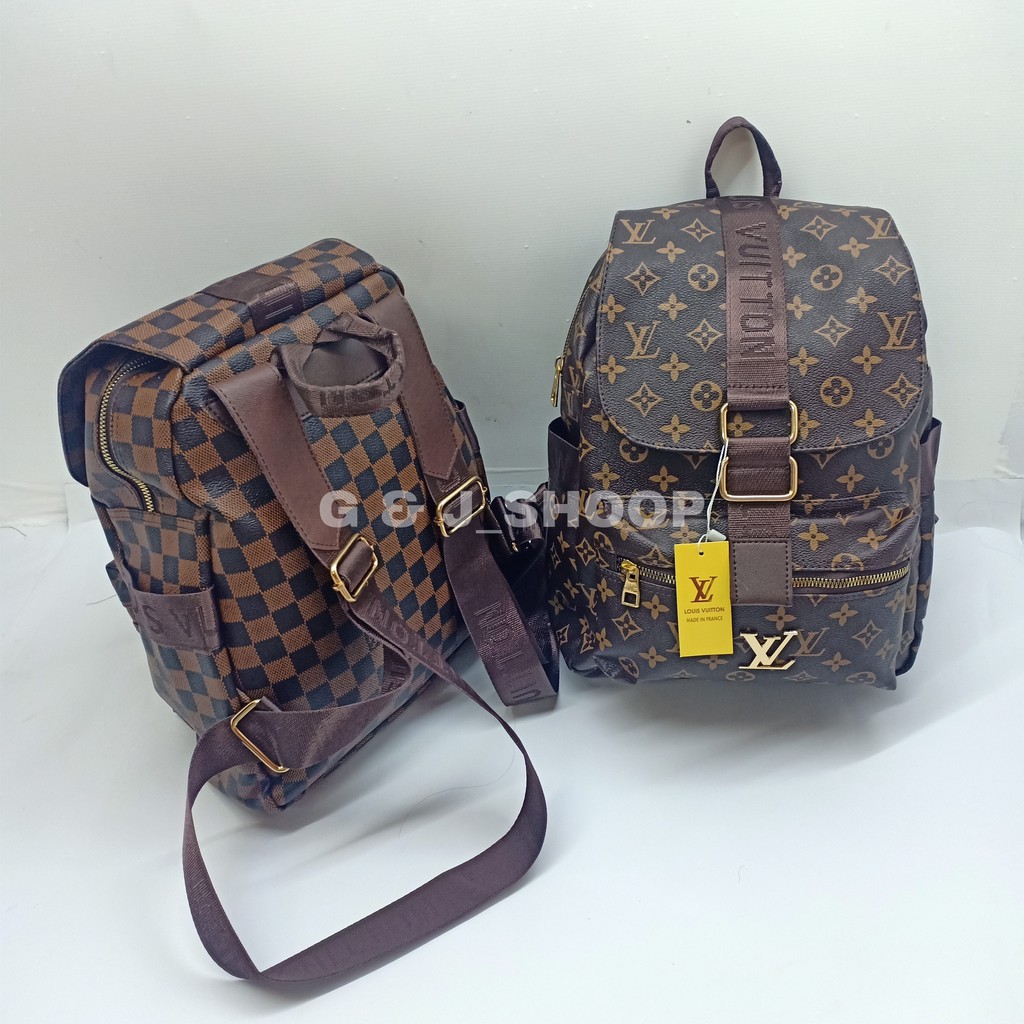 Rangsel LV / Tas Rangsel Wanita murah/Rangsel tutup