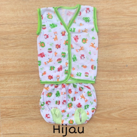 1 LUSIN (12 set) Setelan bayi tanpa lengan TABUR harga GROSIR