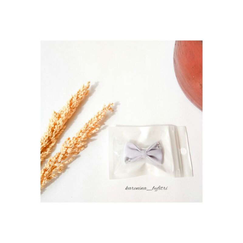 VOL. 1 Bros Pita Kristal imut mini bros dagu bros jilbab-abu muda