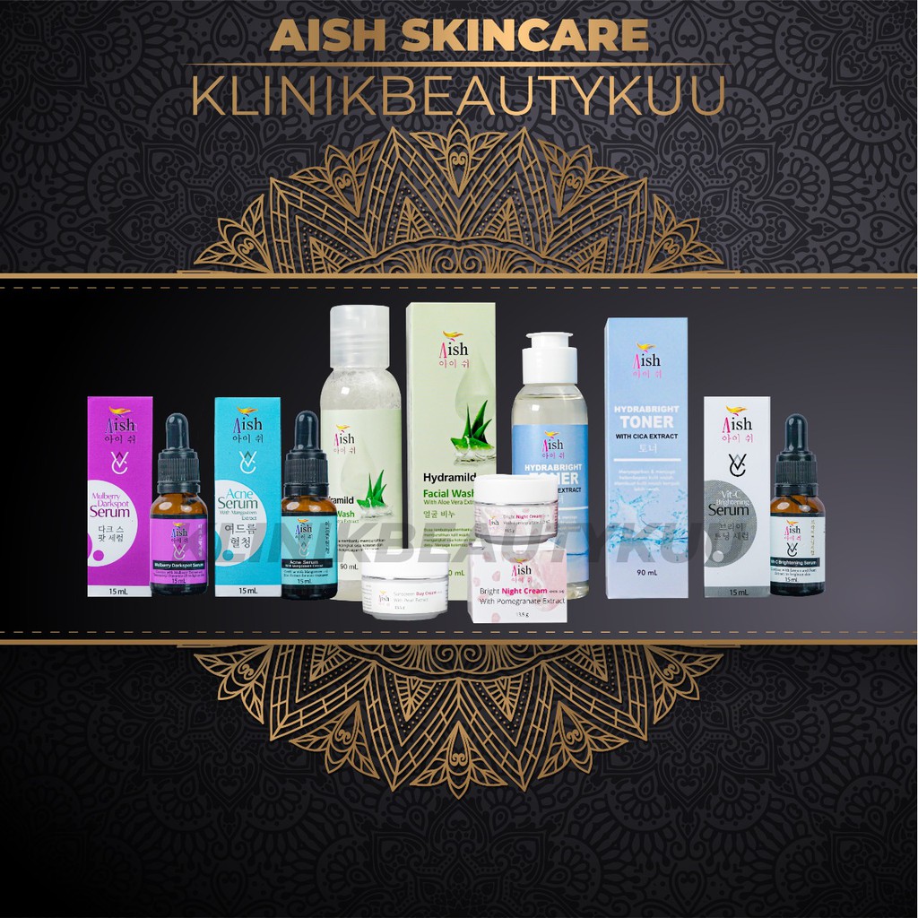 AISH SKINCARE - AISH FACIAL WASH/TONER AISH/SERUM AISH KOREA/CREAM AISH/PAKET SKINCARE AISH ORIGINAL