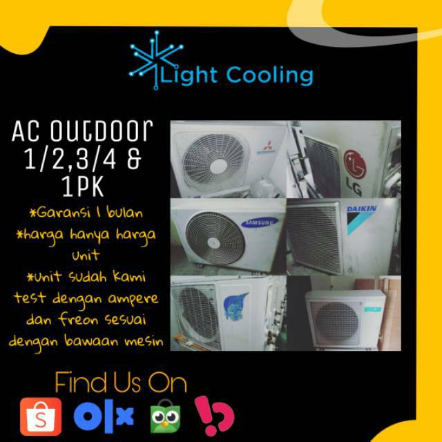 ac outdoor 1/2pk second normal ac outdoor 1/2pk ac 1/2pk outdoor ac 1/2pk ac unit luar 1/2pk