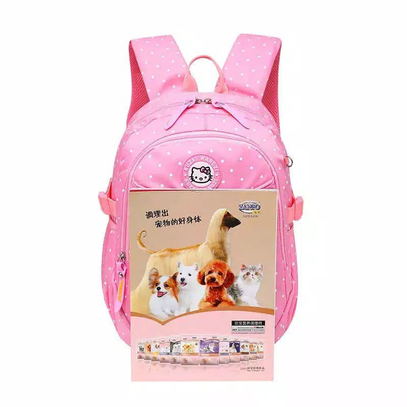 ARMELIA SHOP - TAS RANSEL ANAK_KOREAN HELLO KITTY STYLE TERLARIS_TAS ANAK_ TAS SEKOLAH