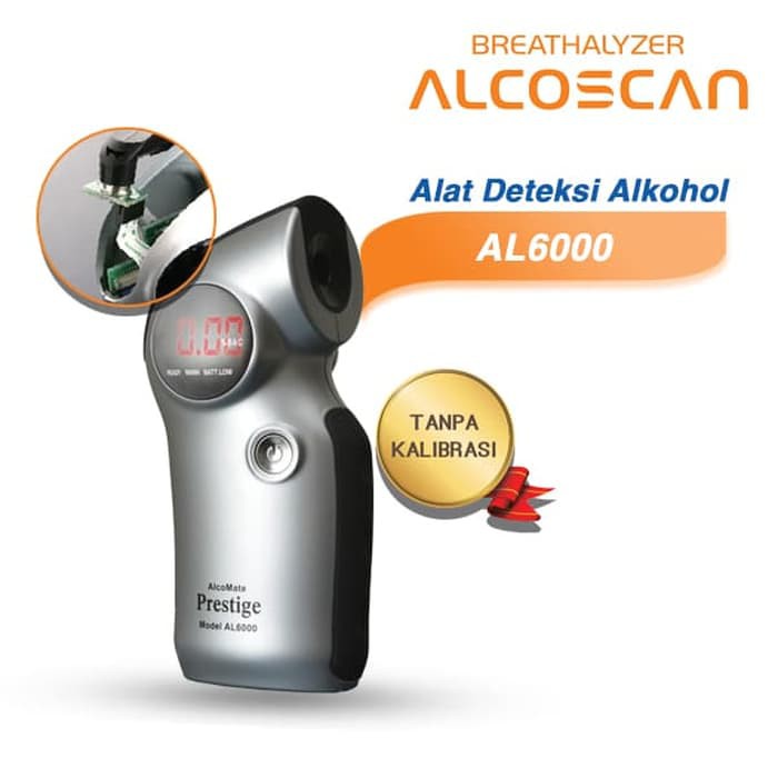 ALCOSCAN BREATHALYZER AL6000 (PENDETEKSI KADAR ALKOHOL) / ALCOHOL DETECTOR