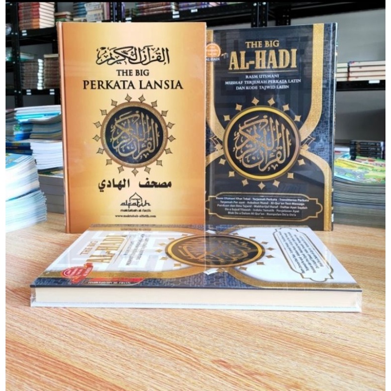 CodAl Quran Lansia The Big Al Hadi A3 Mushaf Terjemah Perkata Latin dan Kode Tajwid Latin Al Quran Rasm Utsmani Jumbo Maktabah Al Fatih 100%