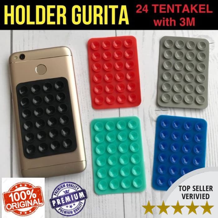 Perekat Hp Gurita - Tempelan Gurita Motor - Perekat Gurita Hp