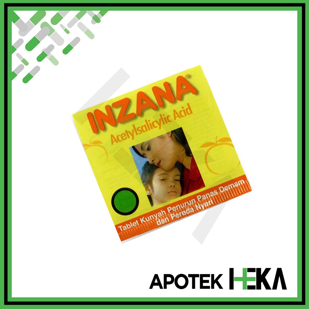 Inzana Strip isi 4 Tablet - Obat Penurun Panas Anak (SEMARANG)