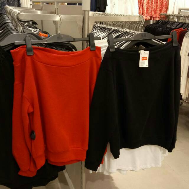On sale sweater sabrina h m baju lengan panjang cewek mid On sale sweater sabrina h m baju lengan panjang cewek mid