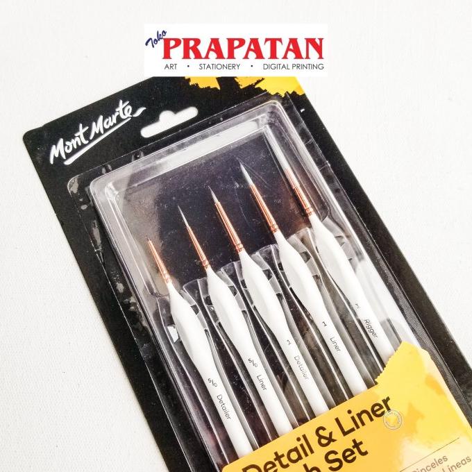 

Mont Marte Detail & Liner Brush set 5 pcs