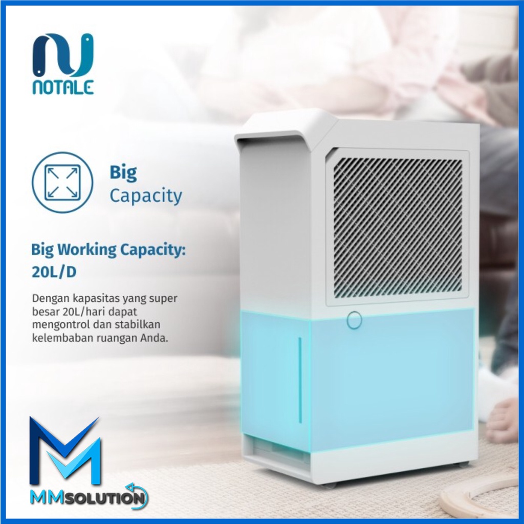 Notale Milzu Smart Dehumidifier 20L/hari with Wifi GARANSI RESMI