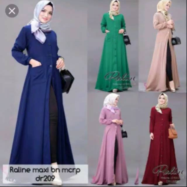 Reline dress maxi