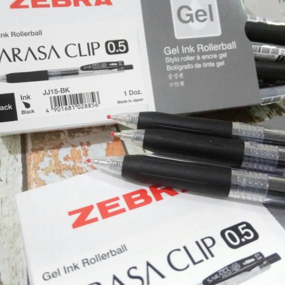 

HITZ 2021 Pulpen Gel Sarasa Clip HITAM 0.5 mm / pcs