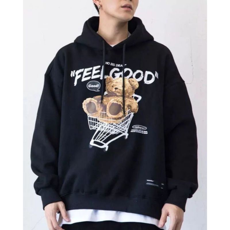 Feel good hoddie sweater outerwear fashion remaja