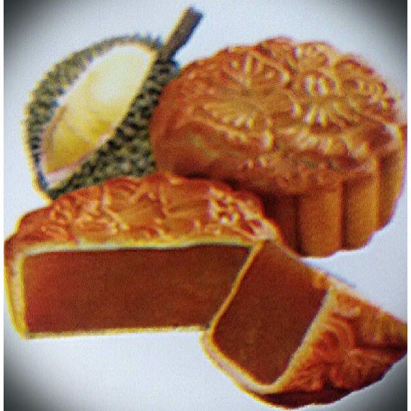 

S7 vege - moon cake vegetarian kue bulan wang lai durian kacang isi 4 pcs