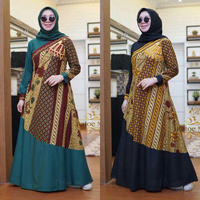 Gamis Batik Original Ratoe Modern  Realpict