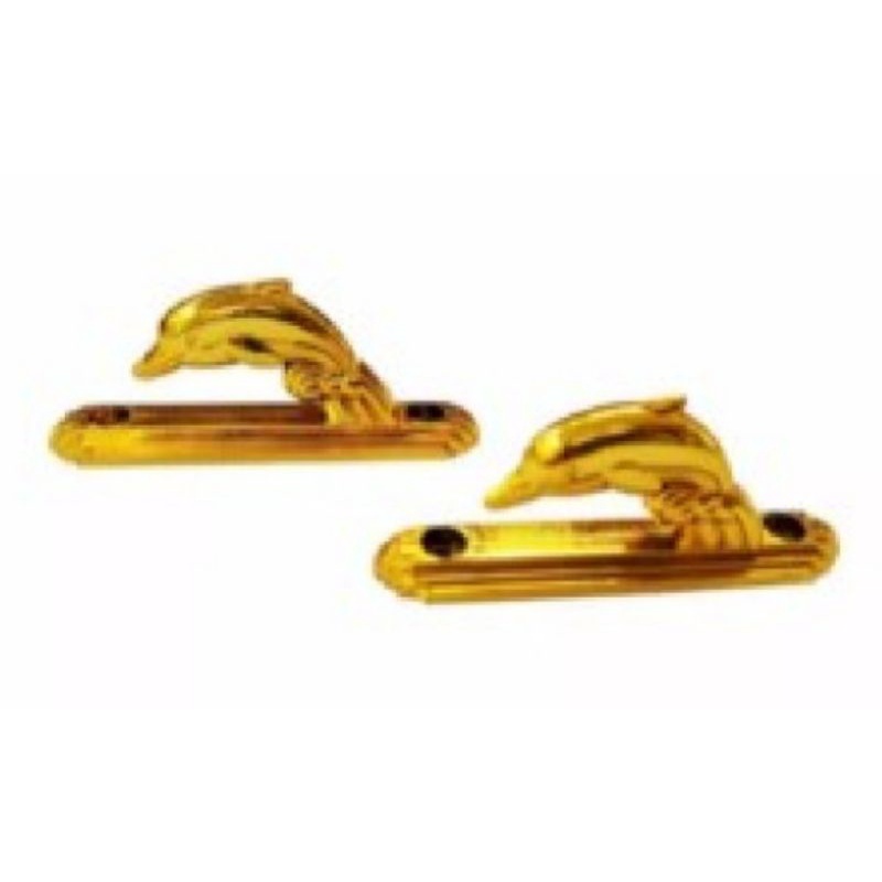 Kait kaitan hook cantolan kain gorden sepasang warna gold emas silver