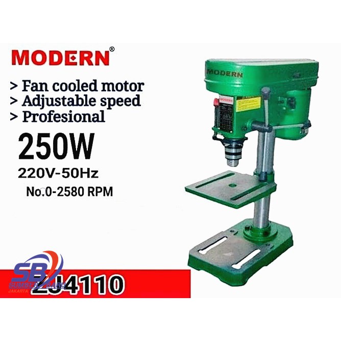 MODERN Mesin Bor Duduk 13 mm Bench Drill ZJ-4110 Model Mollar Oscar Awet Tahan Lama SBJ