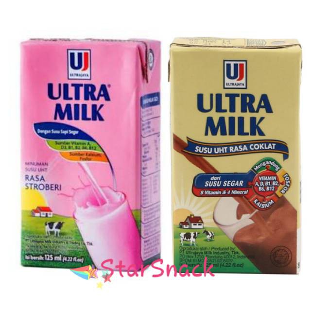 

Susu Ultra Milk Varian Coklat | Stroberi 125ml Isi 40 Pcs