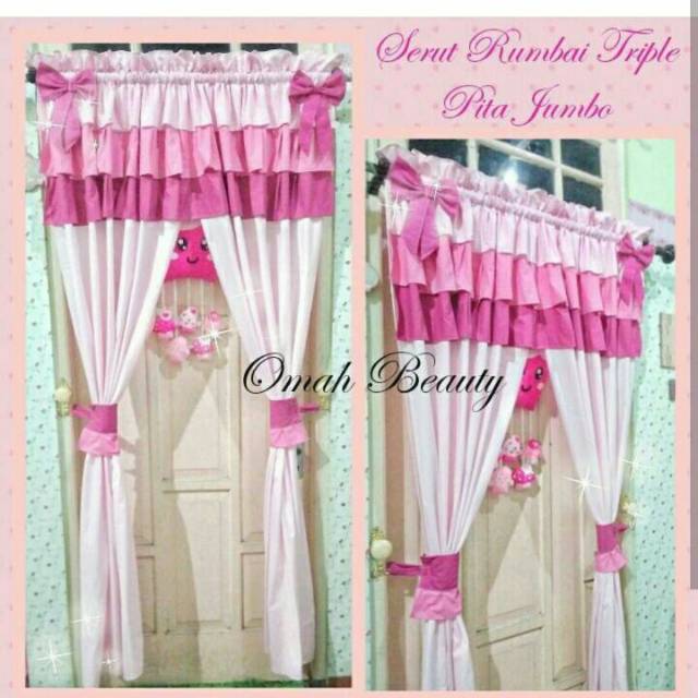 Gorden polos/gorden serut/gorden shabby/gorden murah