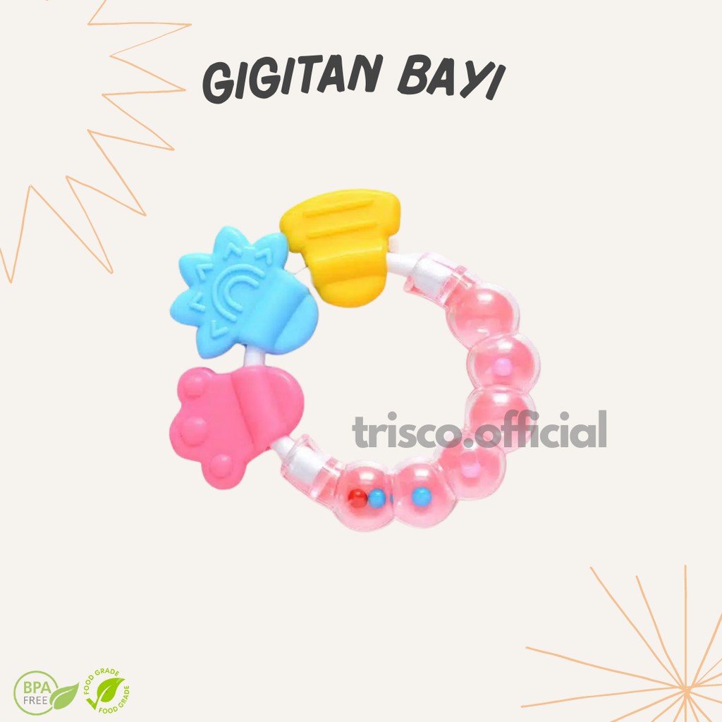 GIGITAN BAYI TEETHER SILIKON PREMIUM JOMBANG COD