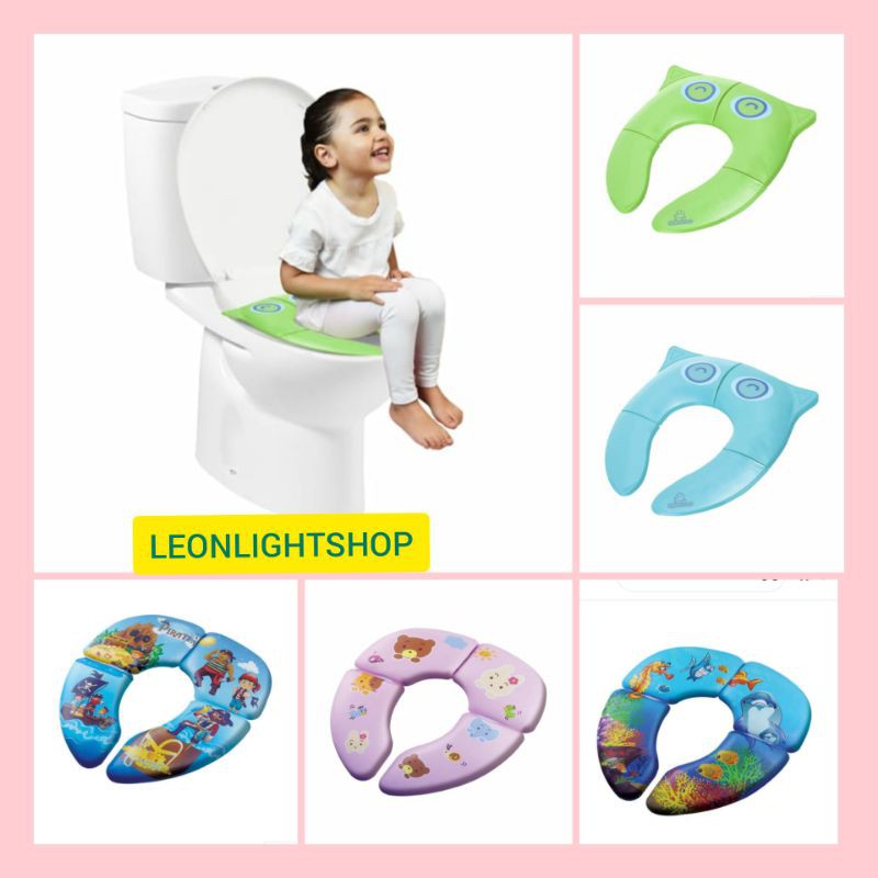 BABYLOO DUDUKAN TOILET ANAK PORTABLE/ACE POTTY SEAT TRAINING/POTTY SEAT LIPAT / POTTY TRAVELING