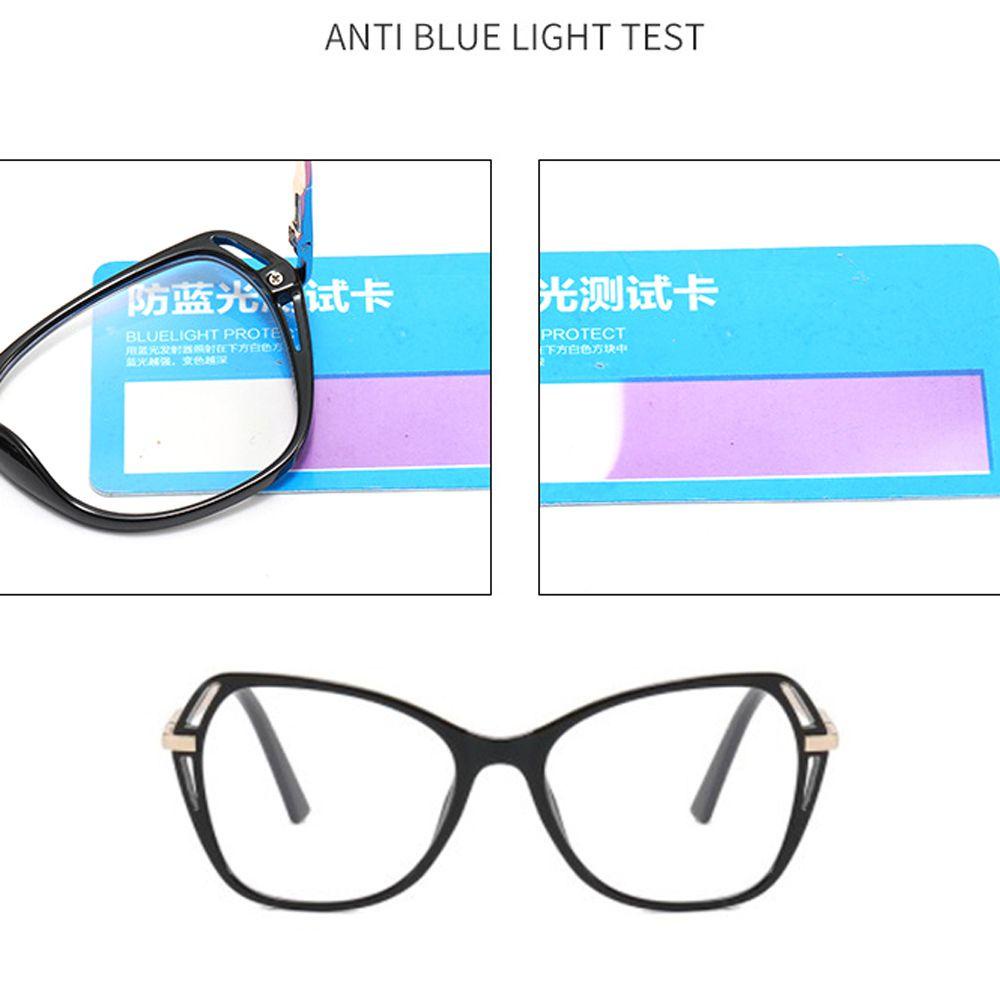 Mxbeauty Kacamata Anti Blue Light Fashion Korea Bingkai Poligon Wanita Eyeglasses