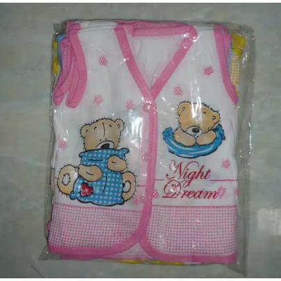 1 Lusin Baju Bayi Tanpa Lengan Baju kutung Yukensi Bahan 1 Lusin Baju Bayi Tanpa Lengan Baju kutung Yukensi Bahan