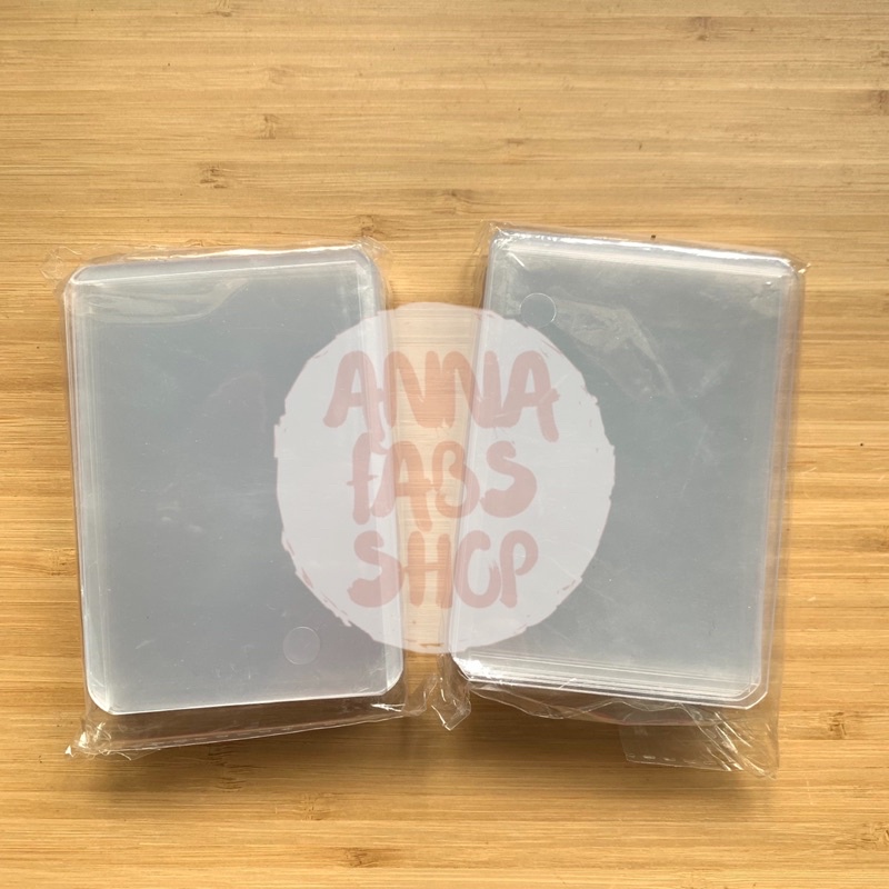 Sideloader Toploader Photocard B8 Bening Transparan Putih KPOP