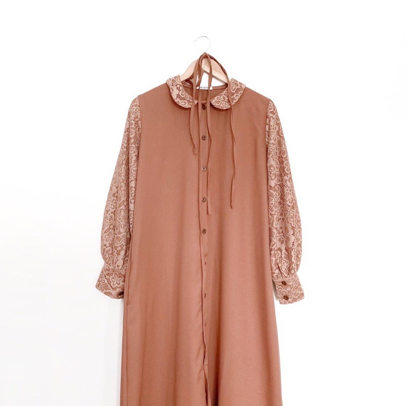 LOCANA AZKIA ABAYA CAPPUCINO