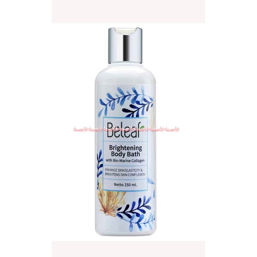 Beleaf Brightening Body Bath 250ml Sabun Mandi Cair Bilif Melembutkan Kulit