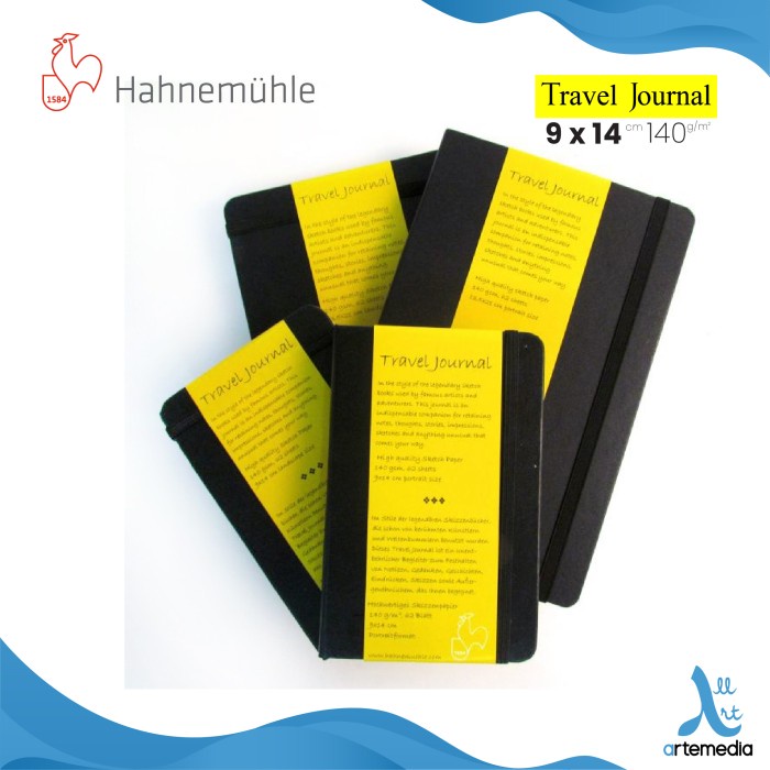 

Hahnemuhle Travel Journal Hard Cover Sketchbook Buku Sketsa