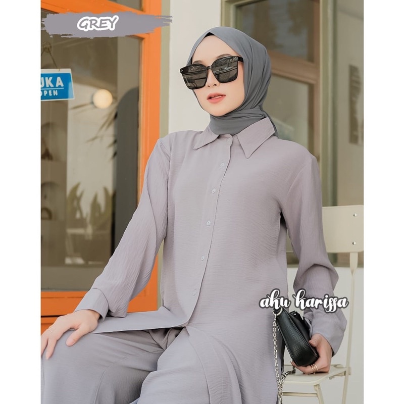 (MSB) ONE SET HARISSA DAILY TUNIK BUSUI SET RAYON UNIQLO