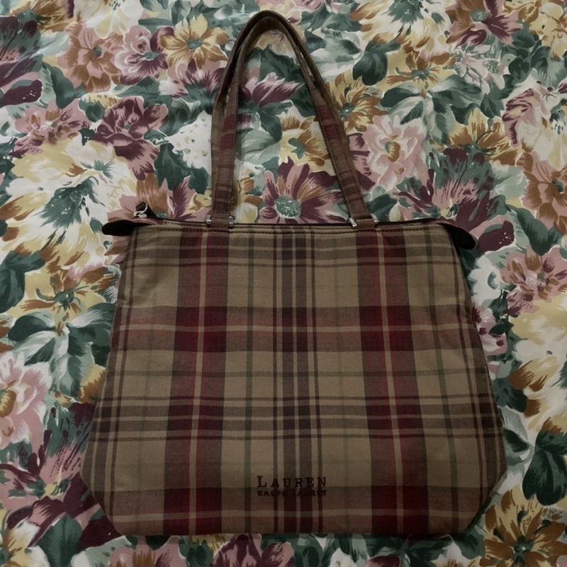 [PRELOVED] - Ralph Lauren Top Handle Bag | Thrift Tas Branded Original | Tote Bag Kekinian
