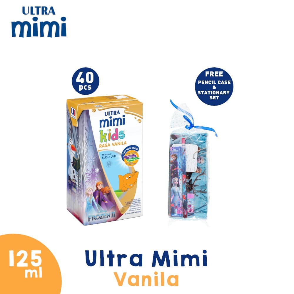 

PROMO ULTRA MIMI VANILA 1 KARTON (40 PCS) FREE FROZEN PENCIL SET TERMURAH