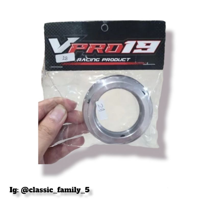 VELOCITY KARBURATOR CORONG KARBU RX KING UKURAN 28 MM TERLARIS