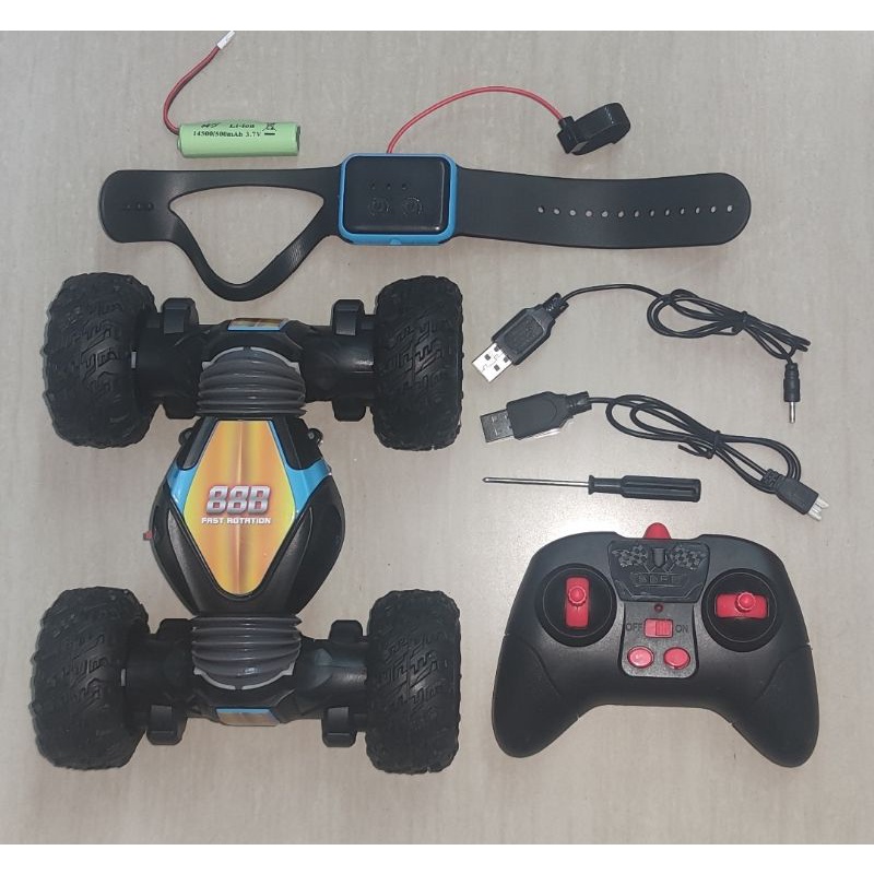 Hand sense OFFROAD gesture sensor remote control car mainan sensor tangan ban karet